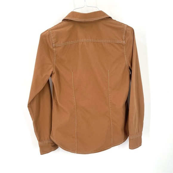 MADEWELL Darted Button-Up Shirt in (Re)generative Chino Western Long Sleeve - Picture 10 of 12